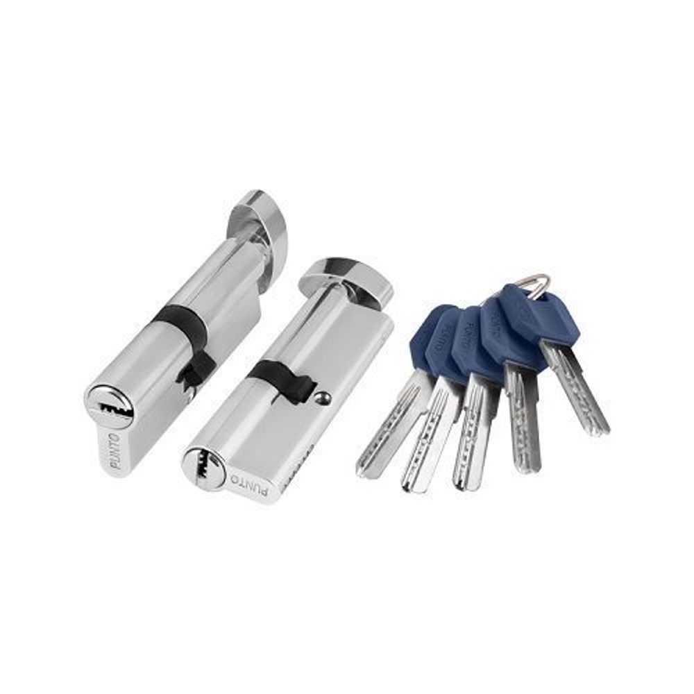 Цилиндровый механизм с вертушкой PUNTO Z402/80 mm (35+10+35) CP