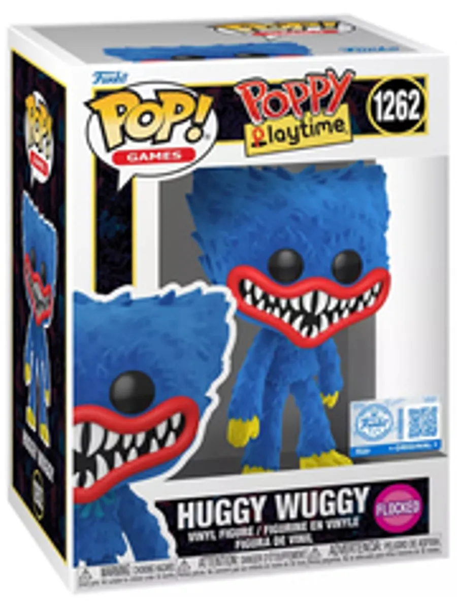Funko POP! Poppy Playtime: Huggy Wuggy (Flocked Exc) (1262)