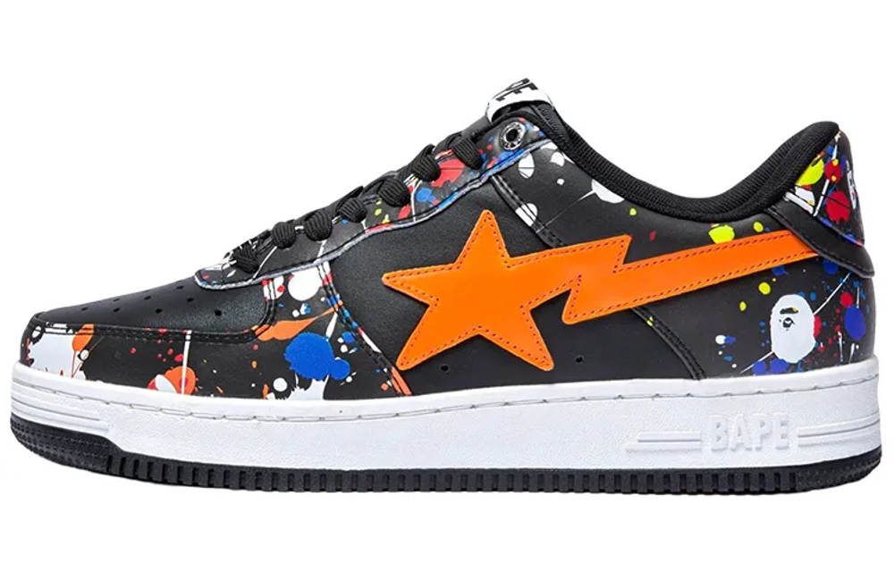 A Bathing Ape Bathing Ape A Bathing Ape Sta Paint Splatter
