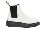 Alexander McQueen Hybrid Chelsea Boot Black White Women"s