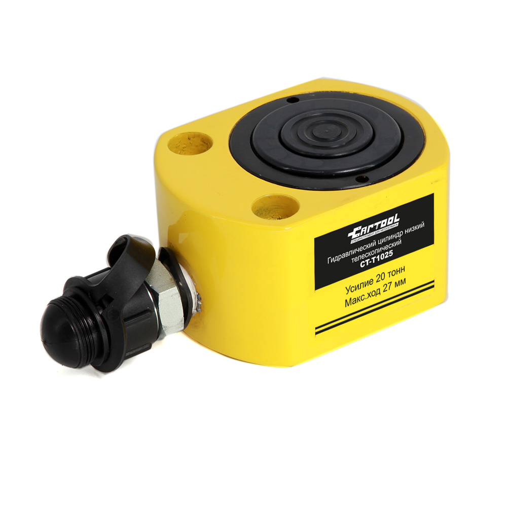 Гидравлический цилиндр низкий, телескопический 20т. Car-Tool CT-T1025