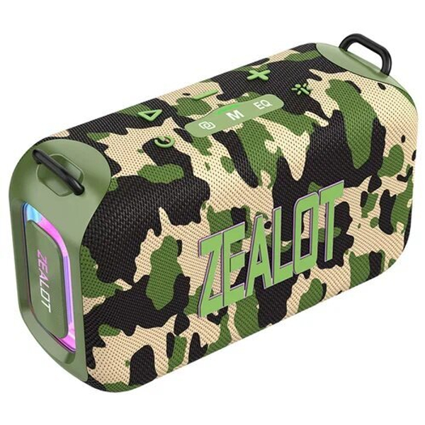 Bluetooth колонка ZEALOT S85, 50 Вт, 8000 мАч, хаки