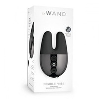 Черный вибратор с ушками 8,4см Le Wand Double Vibe LW-035-BLK