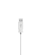 Вибро-пуля на проводе iSex USB Bullet White (Цвет: белый)