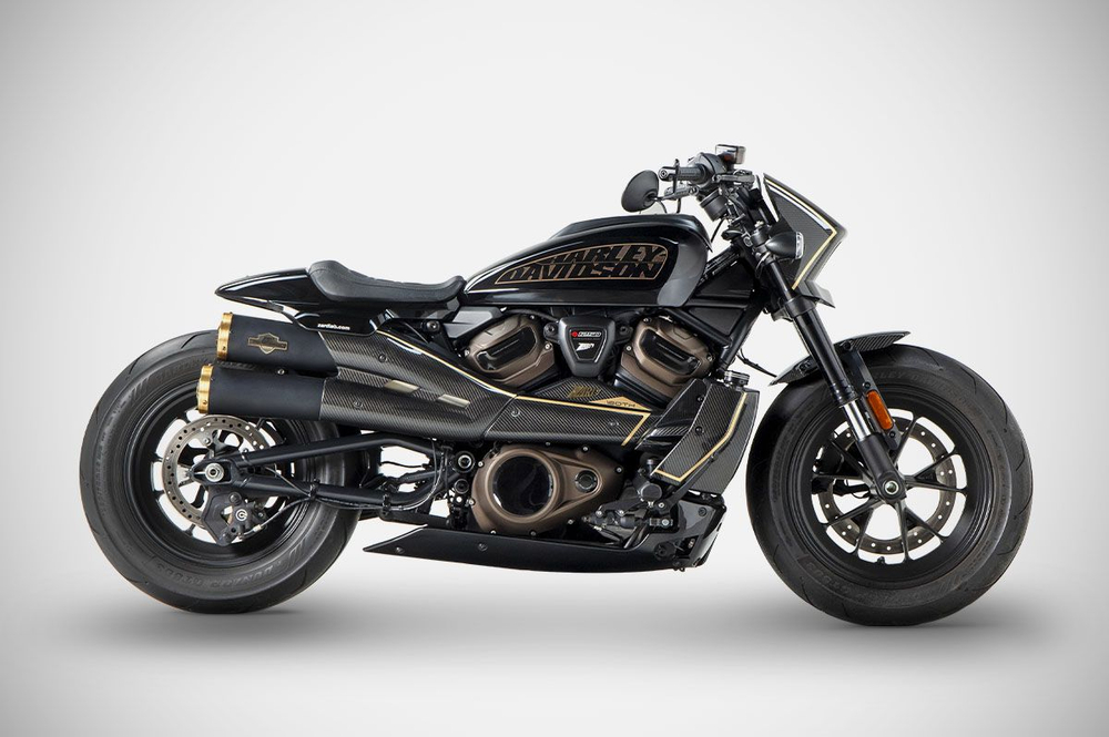 Zard Накладки радиатора + задняя боковая панель "120TH" Harley Davidson Sportster S 1250 (2021+)