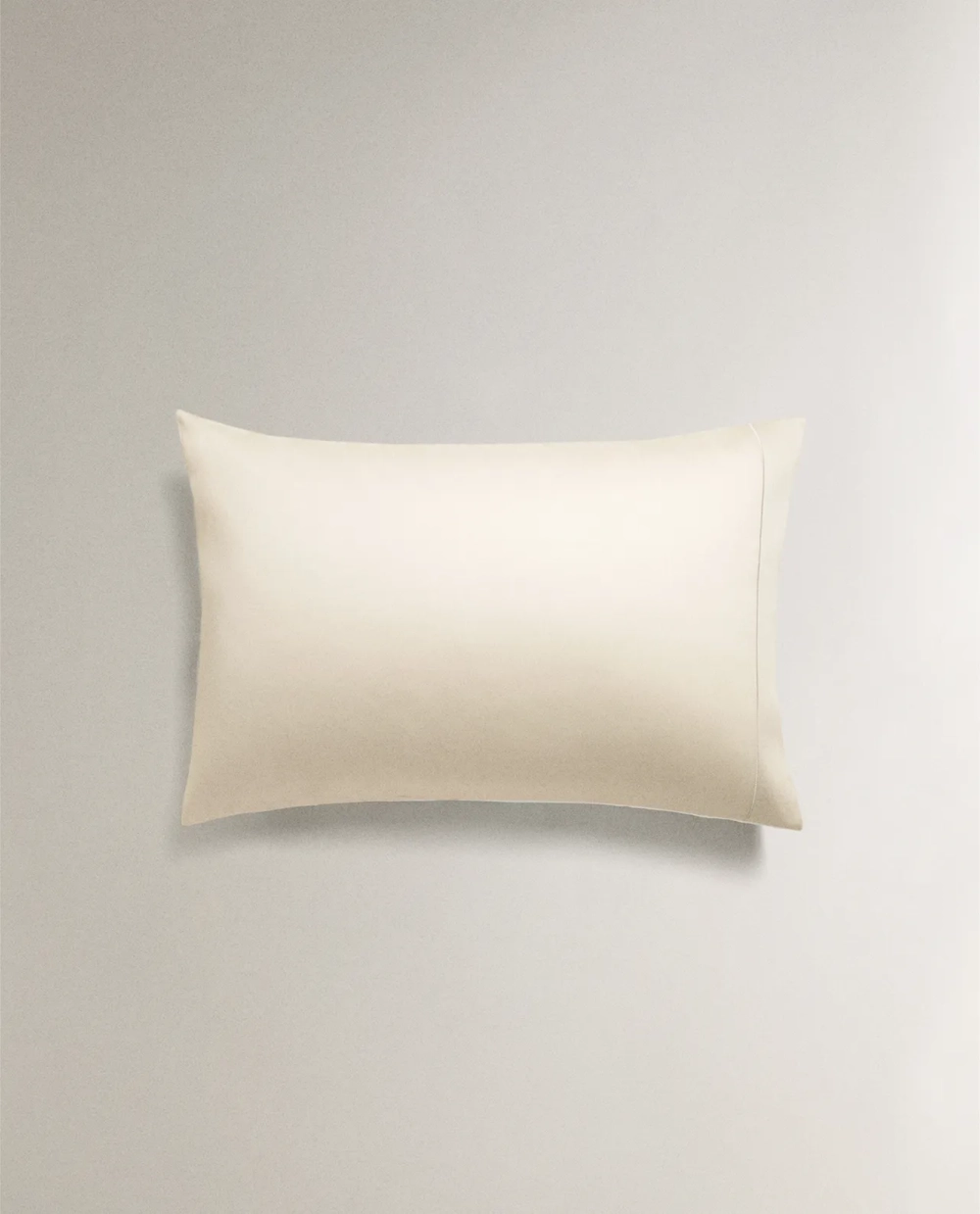 ZARA HOME САТИНОВАЯ НАВОЛОЧКА, ЭКРЮ