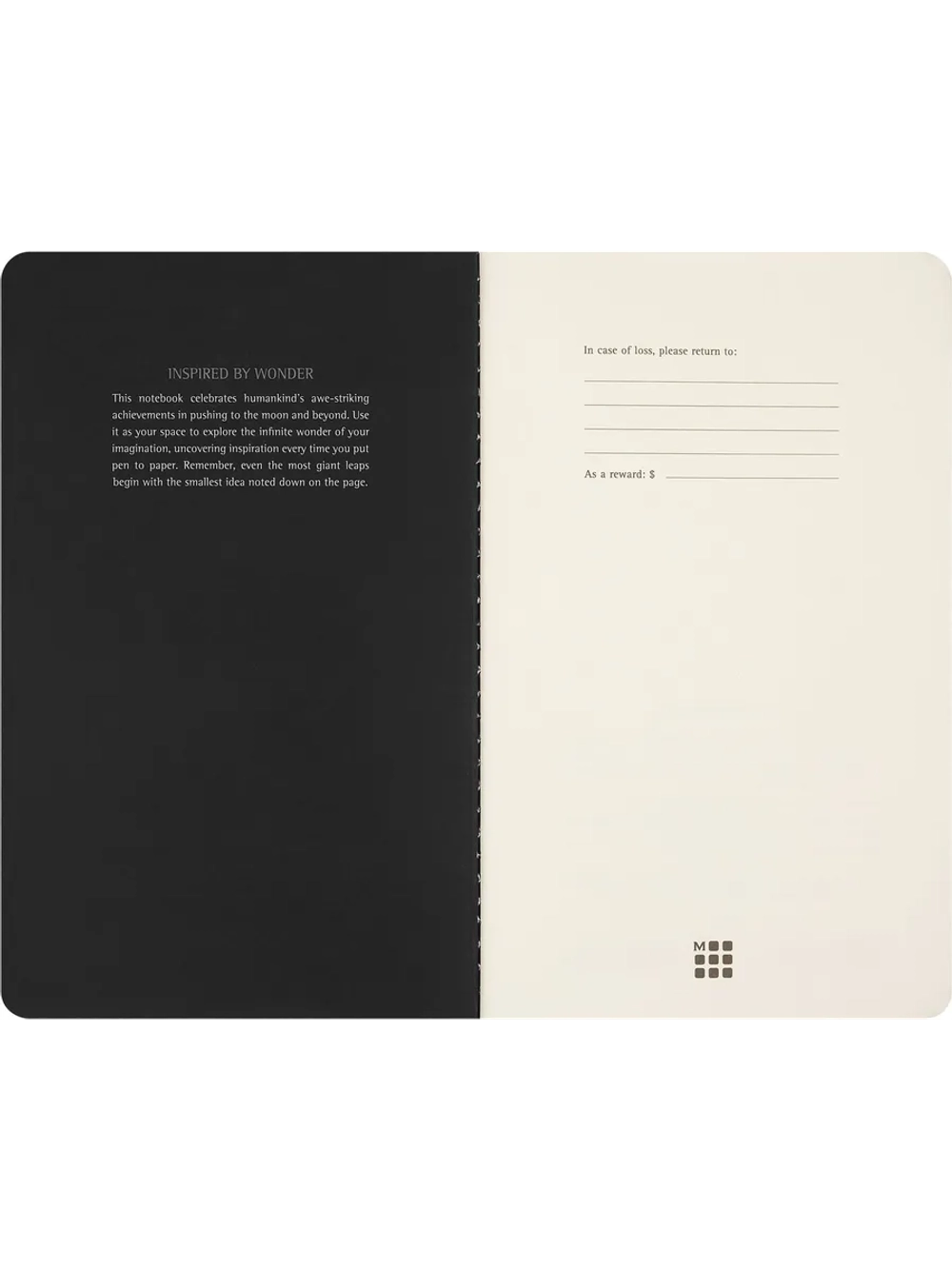 Блокнот Moleskine CAHIER NASA-INSPIRED Large 130х210 мм 120 стр нелинованный мягкая обложка серебристый (SKCAHLP7063S2)