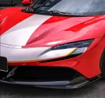Карбоновая губа переднего бампера в заводском стиле для FERRARI SF90 Феррари OEM