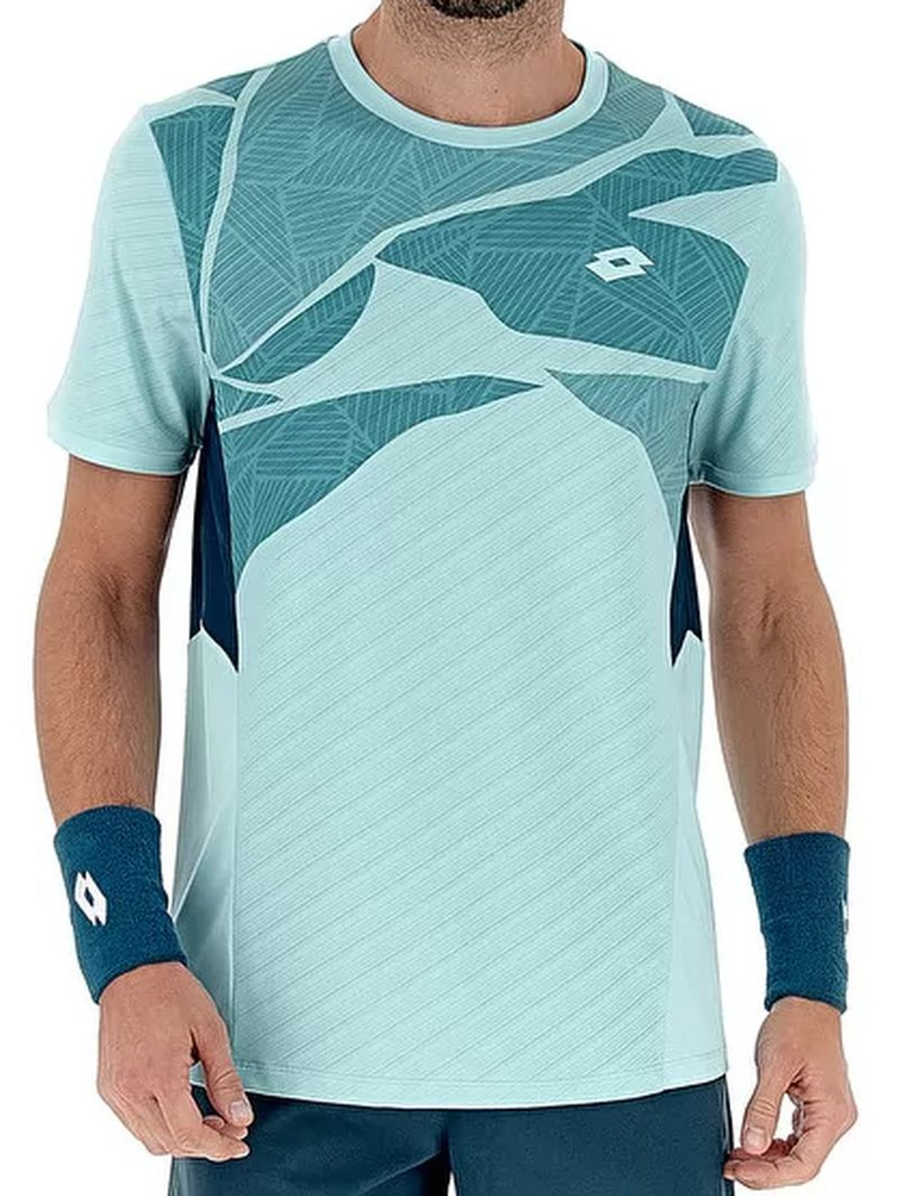 Мужская теннисная футболка Lotto Tech и - D2 T-Shirt - blue