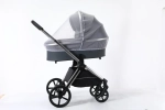 Детская коляска Luxmom FIMOS 999 2в1 (тёмно-серый)