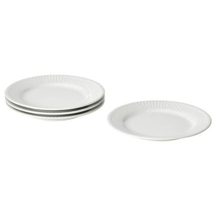 IKEA STRIMMIG  (ИКЕА СТРИММИГ)  -  Тарелка, белая, 21 см