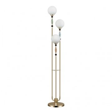 Торшер 3*E14 5405/3F золотой/коричневый/голубой/белый матовый MODERN Palle Odeon Light Exclusive