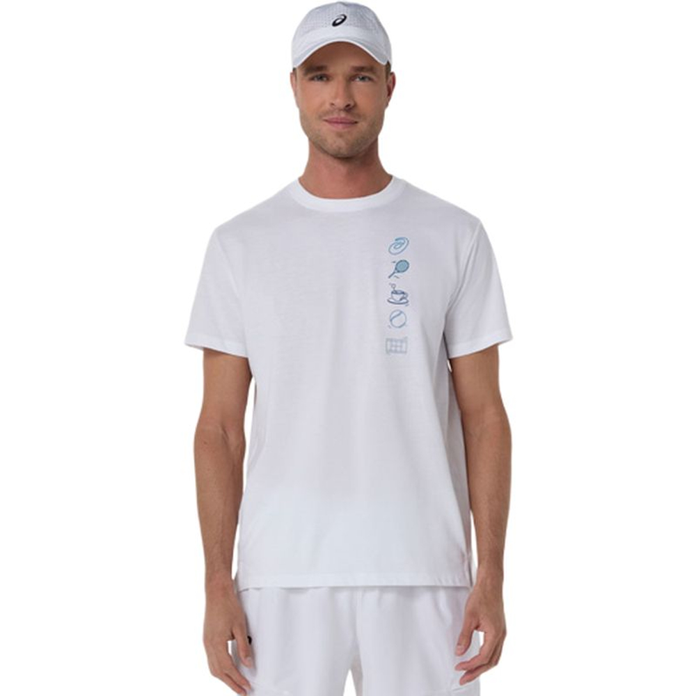 Мужская футболка Asics Game Seasonal Graphic - brilliant white