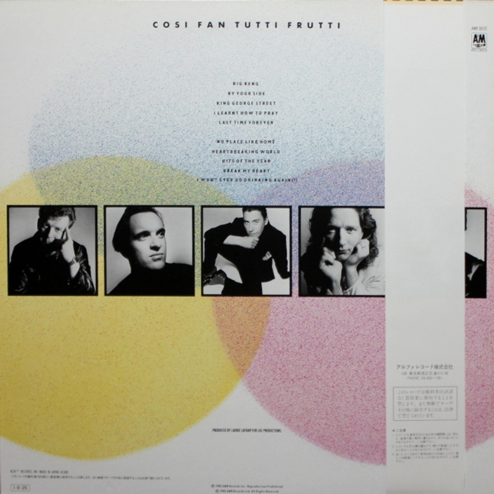 Squeeze / Cosi Fan Tutti Frutti (LP)