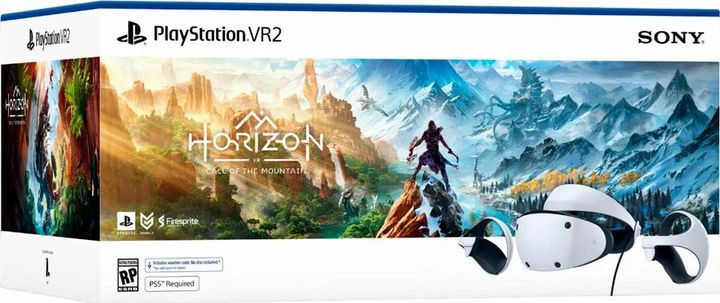 Комплект Sony PlayStation VR2+Horizon Call of the Mountain, белый