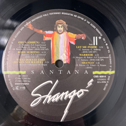 Винтажная виниловая пластинка LP Santana Shango (Нидерланды 1982)