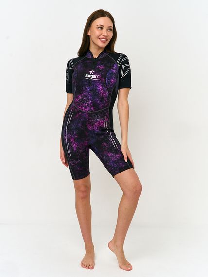 Гидрокостюм Sargan Nero 2.0 Shorty lady 2 мм GalaxyAPE-07/черный