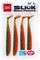 Виброхвосты LJ 3D Series SLICK SHAD PADDLE 4.5in (11.40)/Z16 4шт.