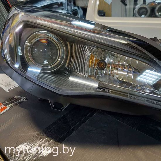 Передние фары TUBE LIGHT BLACK для Opel Astra J