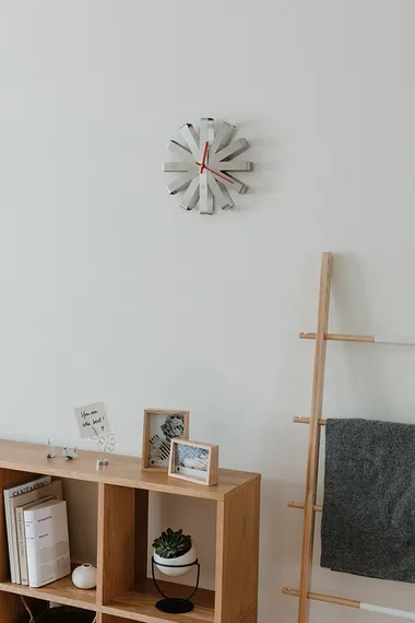 Часы настенные Ribbon Ø30 см сталь