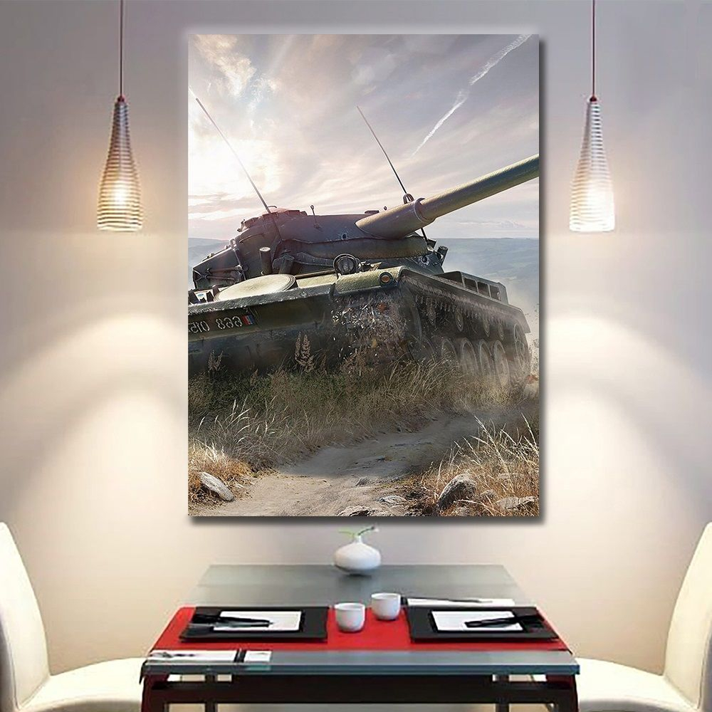 Картина на стену, интерьерная karTTina "AMX-13", 50х70см 1шт.