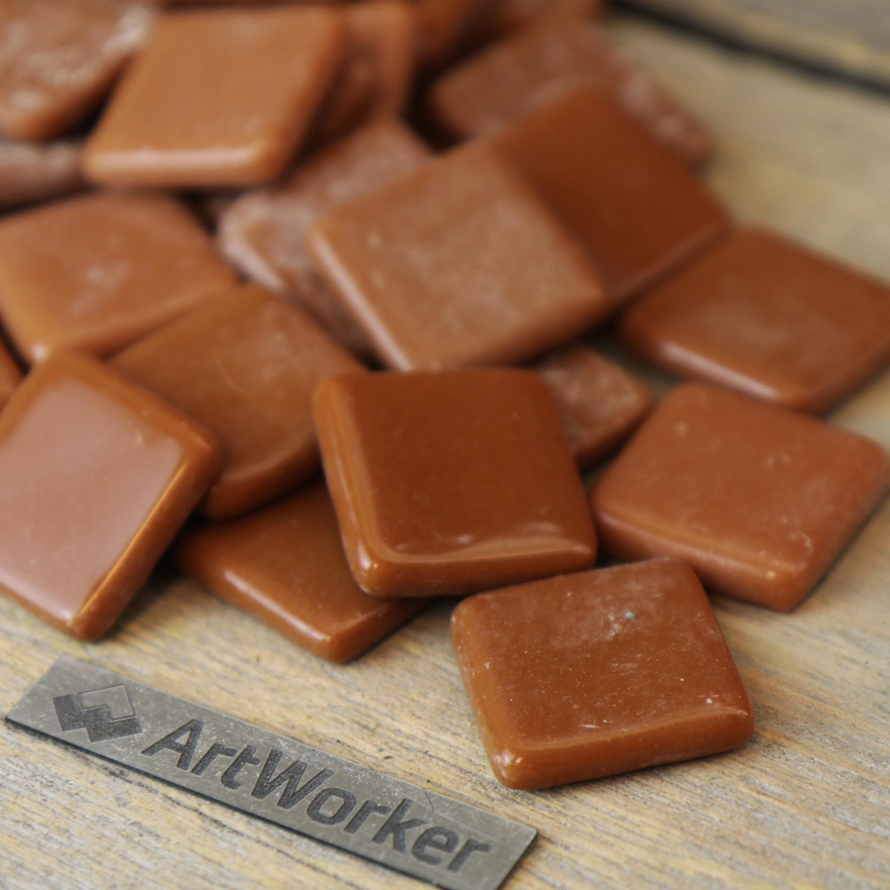 Крупный план стеклянной мозаики FLORY24 27 - ArtWorker