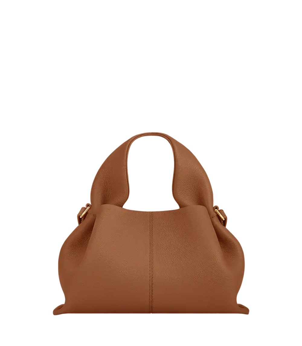 POLENE СУМКА NUMERO NEUF MINI, ЦВЕТ ВЕРБЛЮЖЬЕЙ ШЕРСТИ
