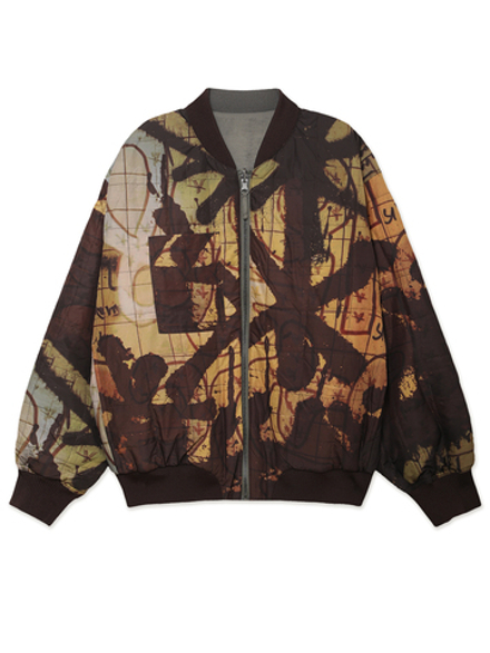 Бомбер Adorned Reversible Bomber Jacket