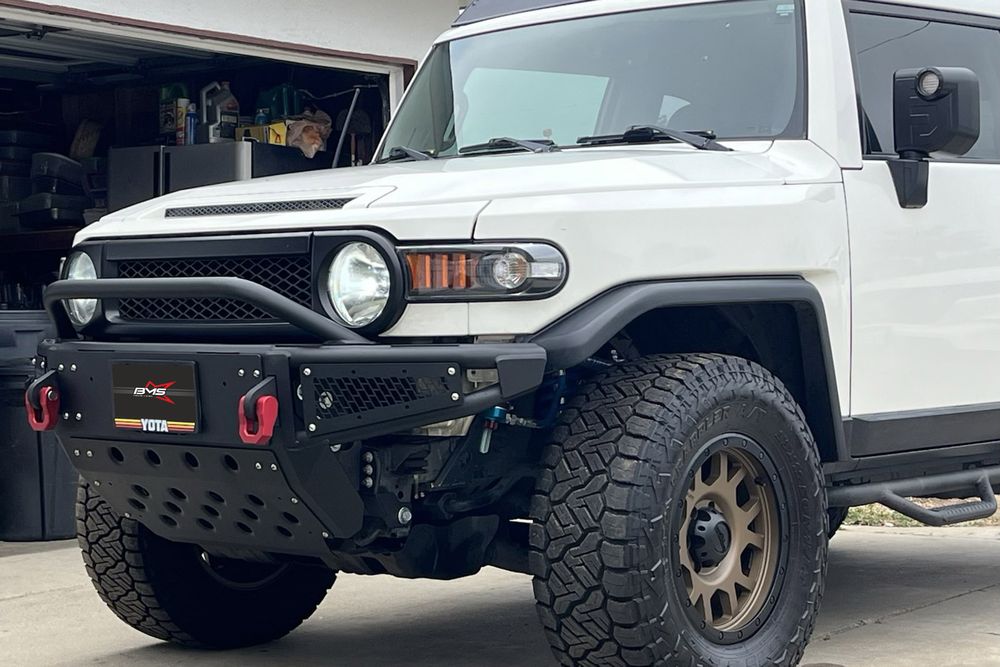 Бампер силовой передний BMS ALFA для Тойота FJ Cruiser 2005-2023
