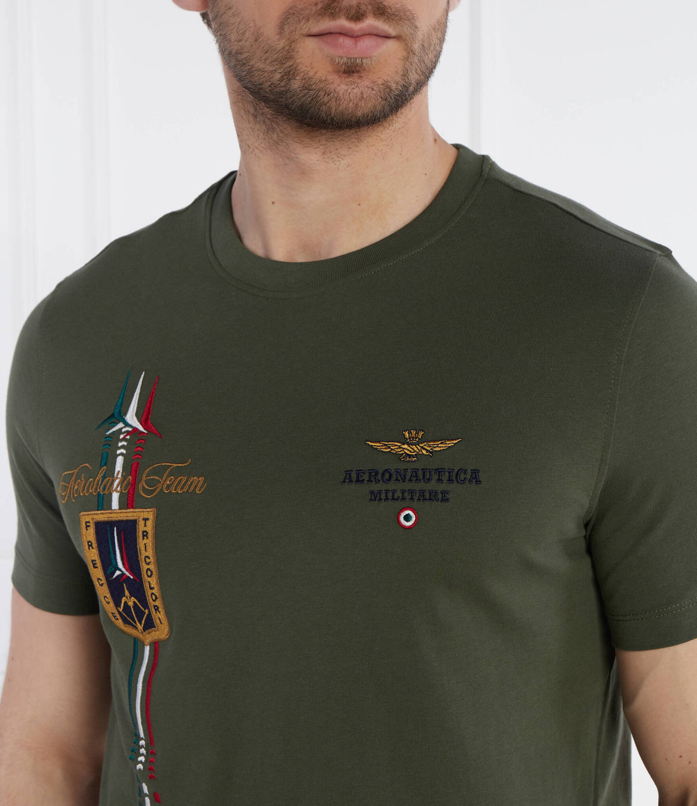 Футболка Aeronautica Militare - зеленый(TS2231J592)