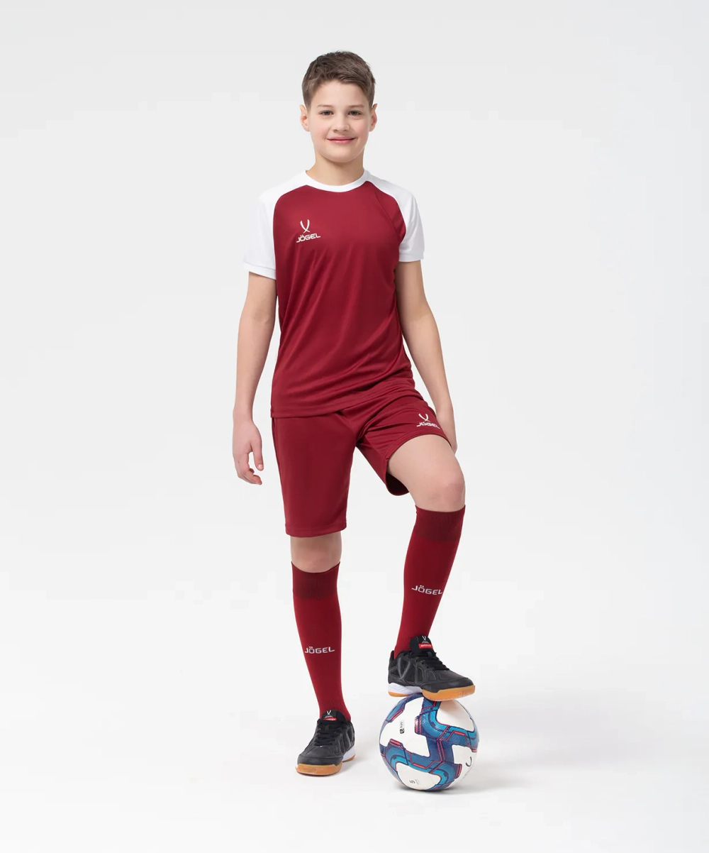 Футболка игровая CAMP Reglan Jersey, гранатовый/белый, детский