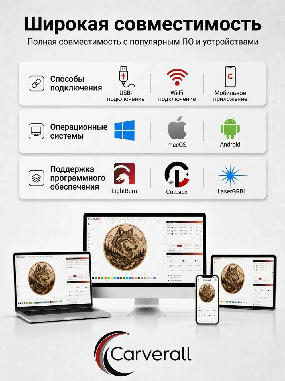 Carverall K15PRO-12W лазерная гравировка станок/С усилителем высоты. Товар уцененный