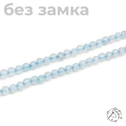 Нить бусин с огранкой топаз 3 мм