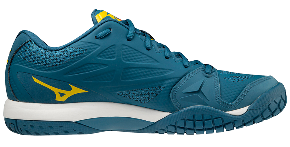 Мужские кроссовки теннисные Mizuno Wave Intense Tour 5 AC - Бирюзовый