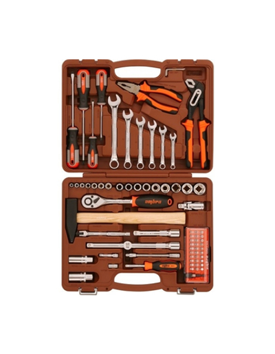 Ombra OMT75S Набор инструмента универсальный 1/4", 1/2"DR, 75 предметов