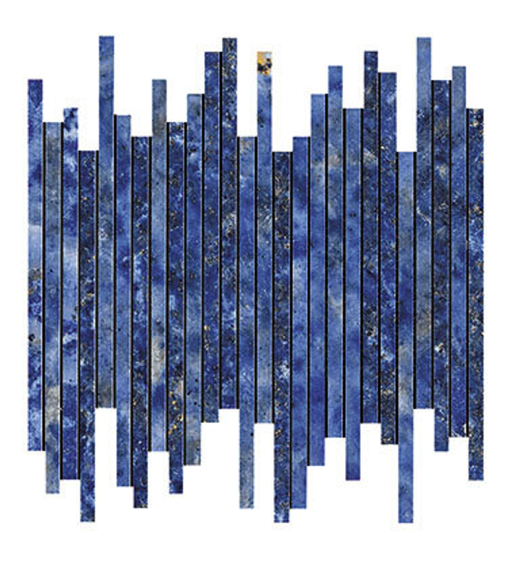 Мозаика/Керамогранит ATLAS CONCORDE MARVEL DREAM Ultramarine Line Lapp. 30,5х26 AOU7