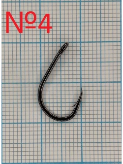 Крючок Wide Gape In-Turned Eye BN №4