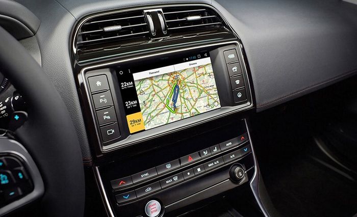 Навигационный блок для Jaguar XE 2015+ (комплектации с 8" экраном) - Carsys RR-2 на Android 9 и
