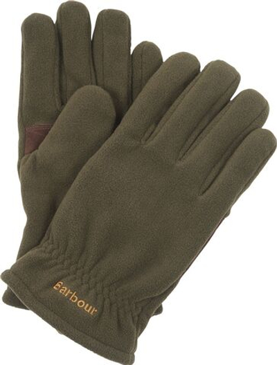 Barbour перчатки Coalford Fleece Gloves размер L OLIVE ( Цвет оливки)