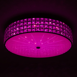 Citilux Портал CL32418G1 LED RGB Люстра хрустальная с пультом Хром
