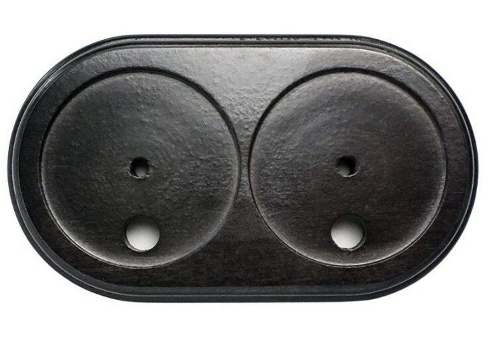 Подложка двухместная, черный, Petrucci, PE frame2bk