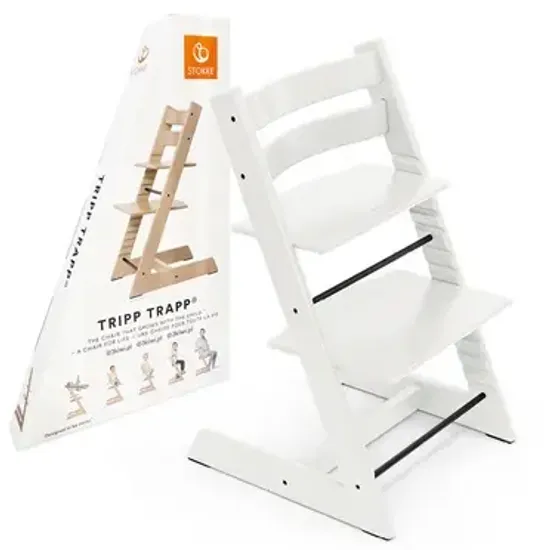 Стульчик для кормления STOKKE Tripp Trapp комплект 4 в 1 (White)