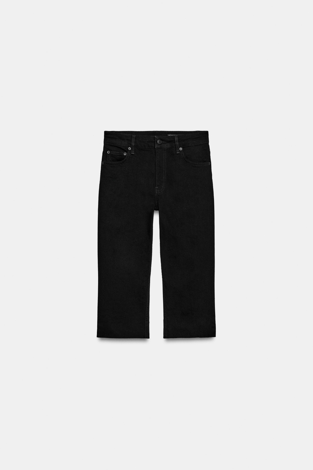 ДЖИНСЫ-КАПРИ СО СРЕДНЕЙ ПОСАДКОЙ — ZW COLLECTION — ZARA