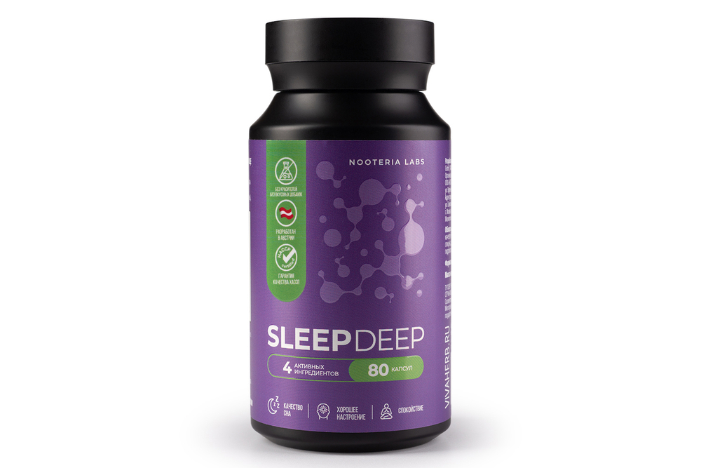 Nooteria Labs "Sleep Deep", 80 капсул