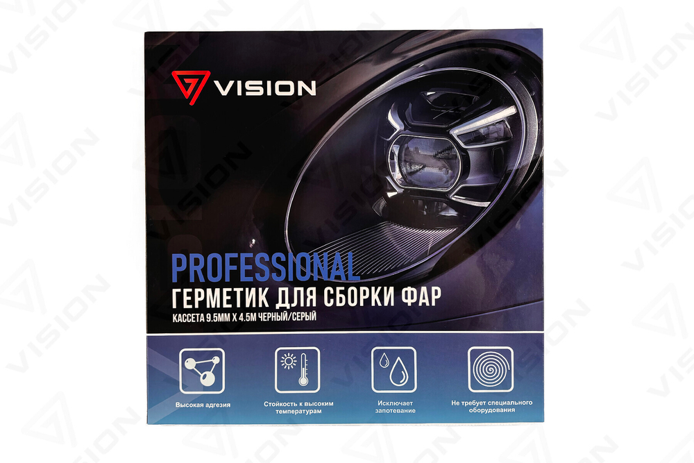 Герметик для фар Vision Professional (Черный)