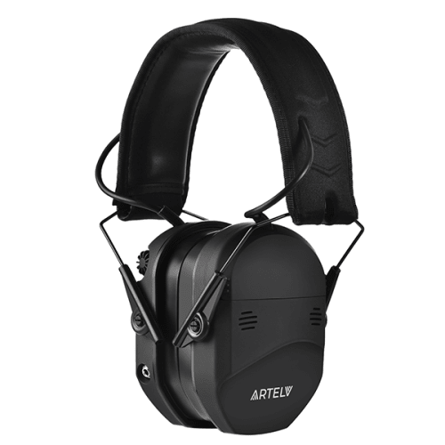 Профессиональные стрелковые наушники ARTELV КРЕЧЕТ II, гелевые амбушюры, чёрные