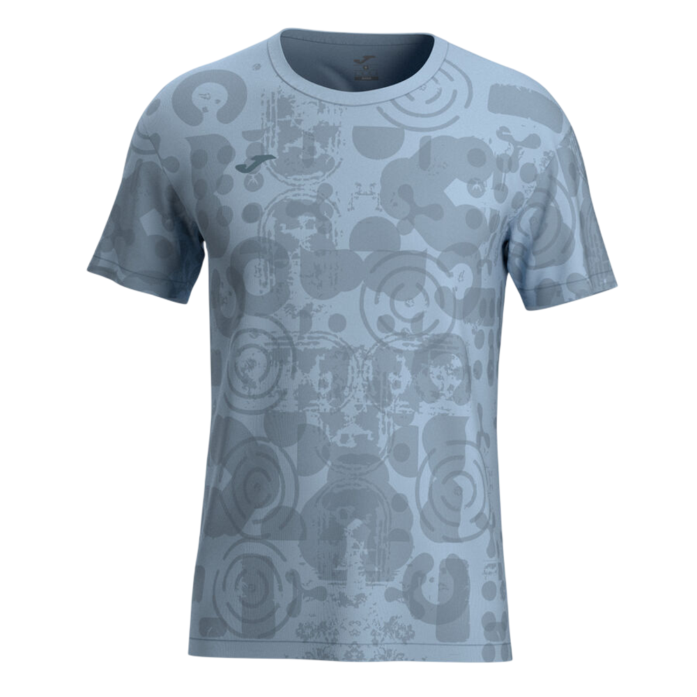 Мужская теннисная футболка Joma Challenge Short Sleeve - sky blue