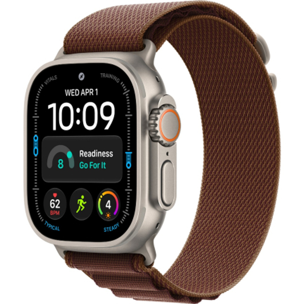 Apple Watch Ultra 4 (2026) 49mm Natural Titanium Case /Burgundy Alpine Loop