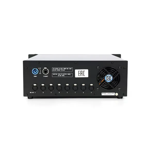 STAGE4 TWIN NPU PRO Сетевой процессор / сенсорный дисплей 7″ / +4096 параметров / 8 DMX-OUT (3-pin)