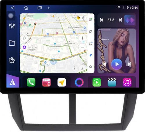 Магнитола для Subaru Forester 3 SH 2008-2013, Impreza 3 GH,GE - FarCar GX877 монитор 13" 2K QLED на Android 14, S500+TS20, Быстрейшая,  CarPlay, 4G SIM-слот